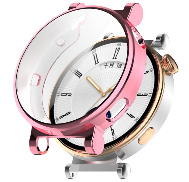 Чехол-накладка DK Silicone Face Case для Huawei Watch GT 4 41mm (pink rose) 017597-328 фото
