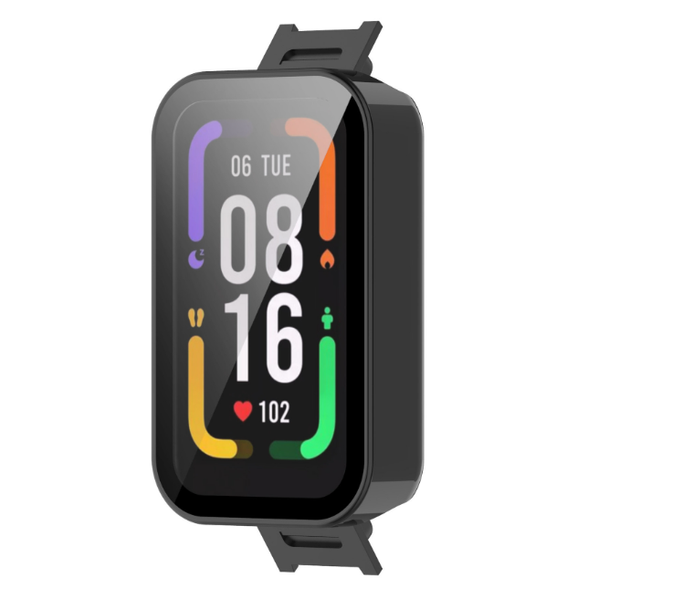 Чехол-накладка DK Пластик Gloss Glass Full Cover для Xiaomi Redmi Smart Band Pro (black) 014428-124 фото