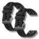 Ремешок 2шт CDK для Garmin Epix Pro (Gen 2) 47mm | 22mm Silicone Sport Band Classic (015189) (black) 020847-124 фото 1
