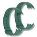 Ремінець 2 шт CDK для Xiaomi Mi Smart Band 9 | Silicone Sport Band (015812) (dark green) 022276-434 фото 1