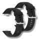Ремешок 2шт CDK для Huawei Watch Fit 4 Pro | Silicone Sport Classic (017792) (black) 022315-124 фото 1
