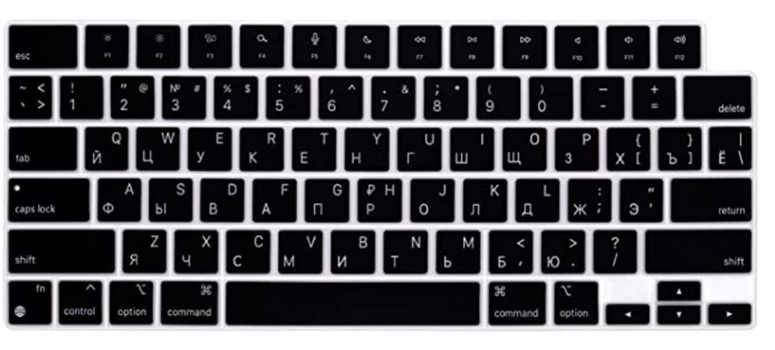 Накладка на клавіатуру для Apple MacBook Air 13" Retina 2022 USA (013282) 014251-690 фото