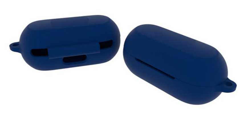 Чехол-накладка DK Silicone Candy Friendly с карабином для Anker SoundCore Liberty Neo (dark blue) 015132-065 фото