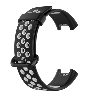 Ремінець DK Silicone Sport Band Nike для Xiaomi Mi Watch Lite (012954) (black / grey) 012954-960 фото