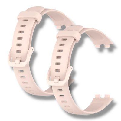 Ремінець 2 шт CDK для Huawei Band 10 | Silicone Sport Band Classic (016235) (pink) 021838-373 фото