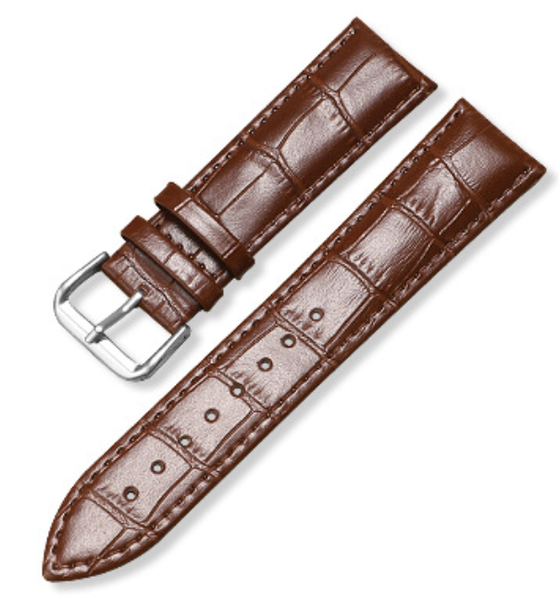Ремінець DK Leather Crocodile Classic 22m для смарт-Часів Huawei, Samsung, Xiaomi (014766) (brown) 014766-399 фото