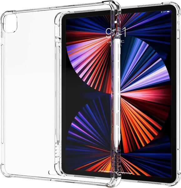 Чехол-накладка CDK Silicone Corner Air Bag Стилус для Apple iPad Pro 11" 1gen 2018 (015597) (clear) 015600-003 фото