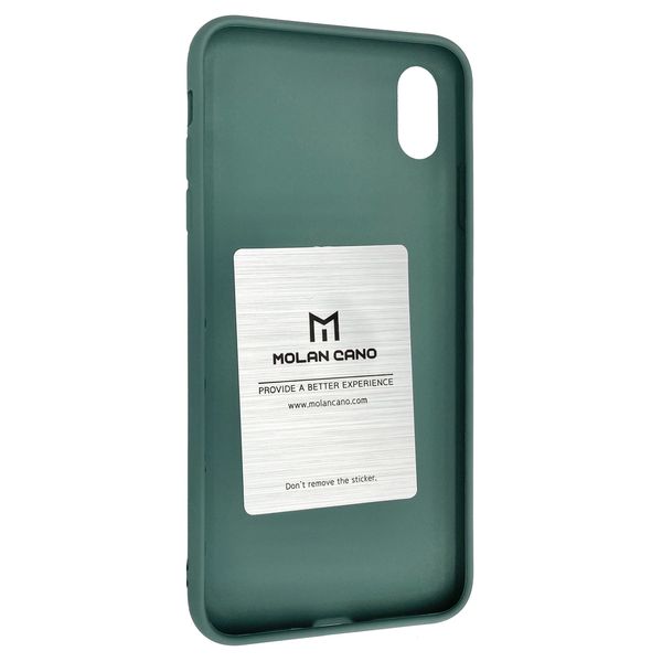 Чохол-накладка Silicone Hana Molan Cano SF Jelly для Apple iPhone XS Max (green) 07655-774 фото