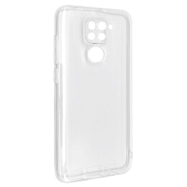 Чохол-накладка Silicone Molan Cano Jelly Glitter Clear Case для Xiaomi Redmi Note 9 (clear) 010686-114 фото