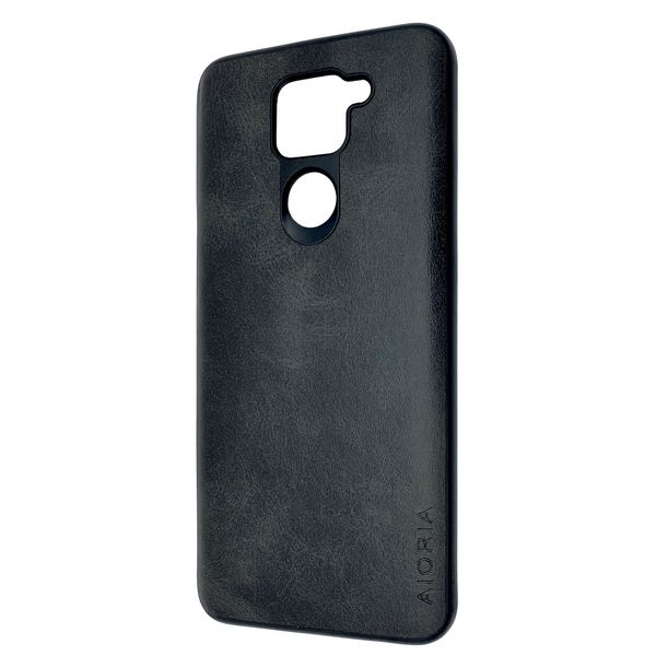 Чохол-накладка DK Silicone дляm Leather Aioria для Xiaomi Redmi Note 9 (black) 010576-076 фото