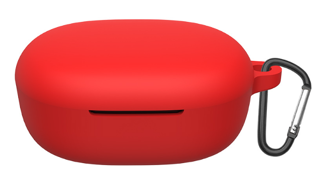 Чехол-накладка DK Silicone Candy Friendly с карабином для Xiaomi Redmi Buds 4 Lite (red) 016029-074 фото