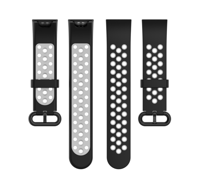 Ремешок DK Silicone Sport Band Nike для Xiaomi Mi Watch Lite (012954) (black / grey) 012954-960 фото