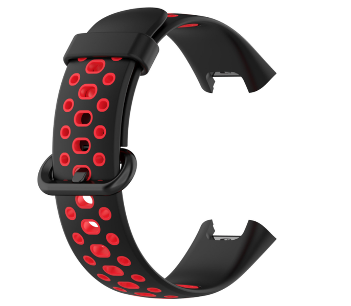 Ремінець CDK Silicone Sport Band Nike для Xiaomi Poco Watch (013577) (black / red) 014228-963 фото
