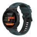 Ремешок CDK для Garmin Approach S20 | Silicone Double Color Sport Band Classic (022055) (green / black) 022258-994 фото 2