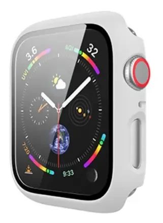 Чехол-накладка DK Пластик Soft-Touch Glass Full Cover для Apple Watch 42mm (white) 011428-127 фото