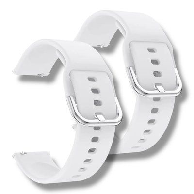 Ремешок 2шт CDK для Xiaomi Redmi Watch 5 Lite | "L" 22mm Silicone Sport Band Classic (011018) (white) 022295-129 фото