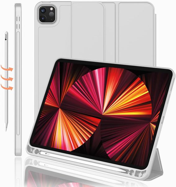Чехол-книжка CDK Эко-кожа силикон Smart Case Слот Стилус для Apple iPad Pro 11" 3gen 2021 (011190) (grey) 013747-586 фото