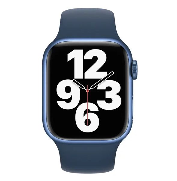 Ремінець силікон Sport Band S/M для Apple Watch 38 / 40 / 41 mm (denim blue) 08738-024 фото