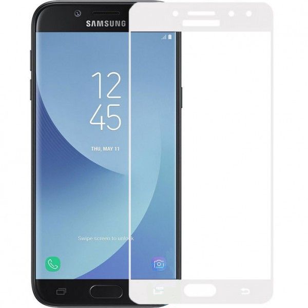 Защитное стекло DK Full Cover для Samsung Galaxy J730 (2017) (white) 06362-725 фото
