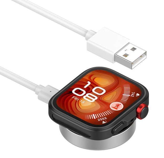 Зарядний пристрій CDK для Huawei Watch 5 46 mm | кабель (1m) USB (022450) (white) 022457-127 фото