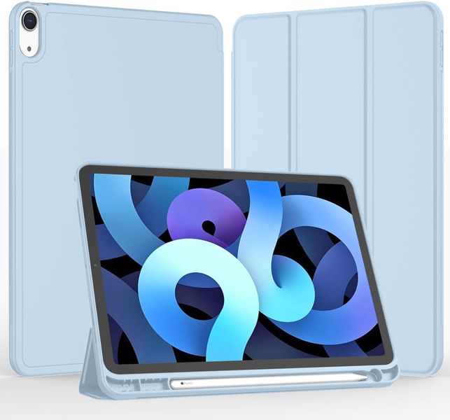 Чехол-книжка DK Эко-кожа силикон Smart Case Слот Стилус для Apple iPad Air 10.9" 5gen 2022 (015026) (white 015026-034 фото