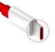 Кабель Dash / Warp Fast Charge 80W / 7.3 A 1 m USB на Type-C для OnePLus (016280) (red) 016280-692 фото 3