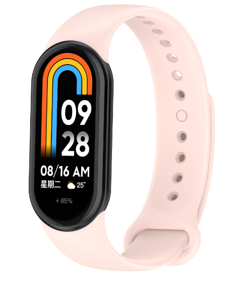 Ремінець DK Silicone Sport Band для Xiaomi Mi Band 8 (pink sand) 015812-158 фото