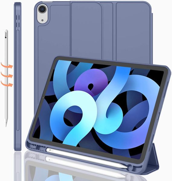 Чехол-книжка DK Эко-кожа силикон Smart Case Слот Стилус для Apple iPad Air 10.9" 5gen 2022 (015026) (lavender 015026-032 фото