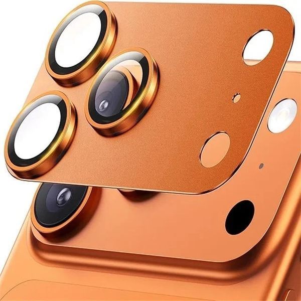 Захисне скло 2 шт CDK для Apple iPhone 17 Pro Max | на камеру Metal Armor (023229) (orange) 023263-123 фото