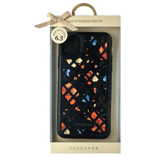 Чохол-накладка Silicone дляm Leather Janesper для Apple iPhone 11 Pro (black) 09695-076 фото