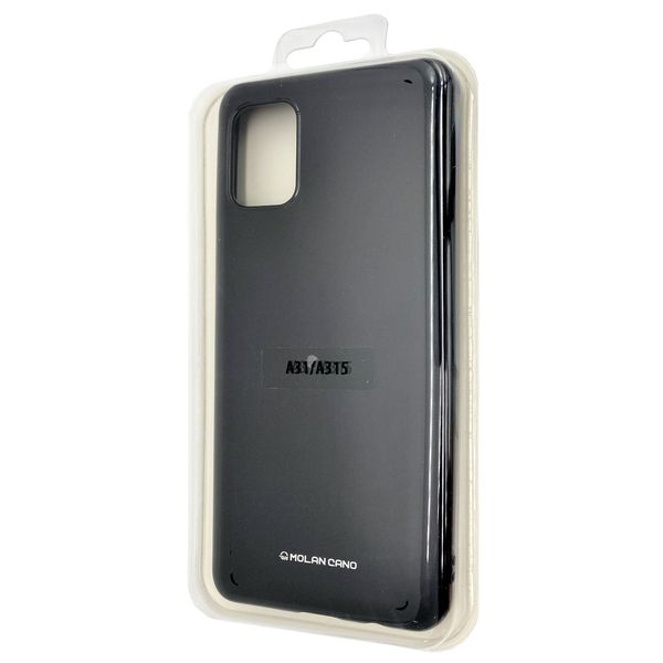 Чохол-накладка Silicone Molan Cano Jelly Case для Samsung A31 / A315 (2020) (black) 010538-076 фото