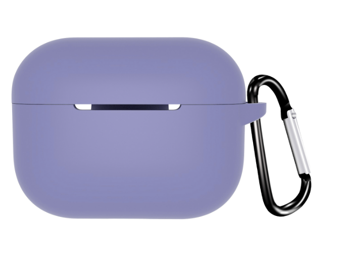 Чехол-накладка DK Silicone Candy Friendly с карабином для Apple AirPods Pro 2 (lavender grey) 015128-991 фото
