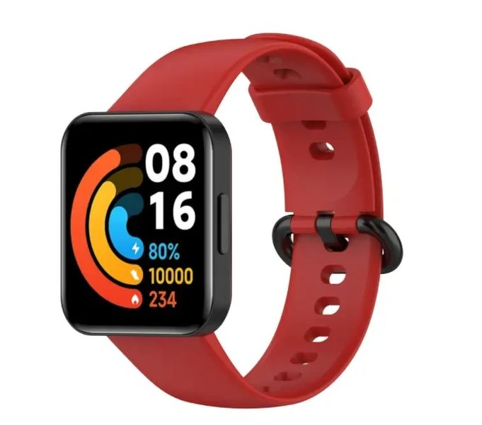 Ремінець CDK Silicone Sport Band Classic для Xiaomi Poco Watch (013576) (red) 014227-126 фото