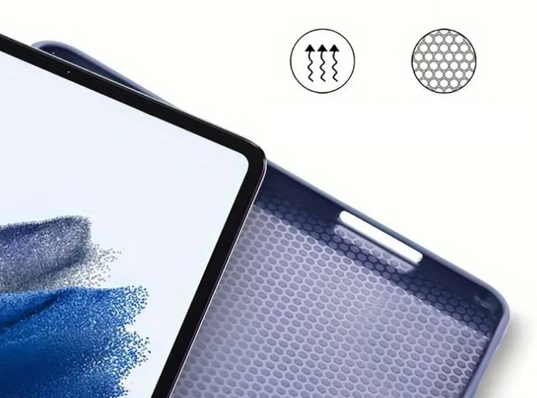 Чехол-книжка CDK для Samsung Tab A9+ (X210 / X215 / X216) | Экокожа силикон Smart Case (022727) (lavender grey) 022728-032 фото
