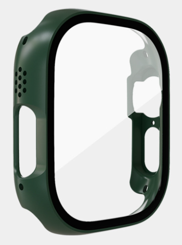 Чехол-накладка DK Пластик Soft-Touch Glass Full Cover для Apple Watch 49mm (green) 015073-133 фото