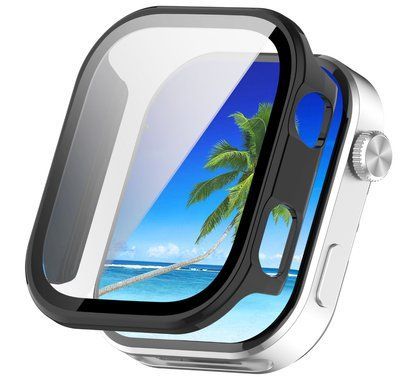 Чехол-накладка DK для Xiaomi Redmi Watch 6 | Пластик Gloss Glass Full Cover (023143) (black) 023143-124 фото