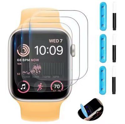 Захисне скло 3 шт CDK для Apple Watch 46 mm (Series 10) UV Curved (019500) (clear) 021595-936 фото