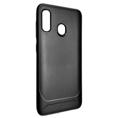 Чохол-накладка DK Silicone SGP Carbon для Samsung A20 / A30 (black) 08464-722 фото