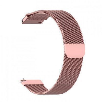 Ремінець CDK для Huawei Watch GT 3 Pro 43mm | 20mm Metal Milanese Loop Magnetic (09649) (pink rose) 019828-328 фото
