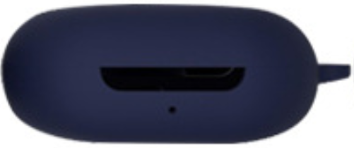 Чехол-накладка DK Silicone Candy Friendly с карабином для Oppo Enco W11 / W12 (dark blue) 013148-065 фото