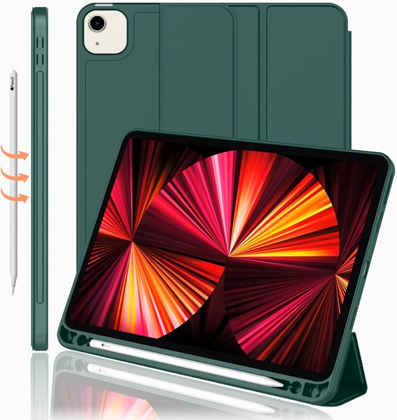Чехол-книжка CDK Эко-кожа силикон Smart Case Слот Стилус для Apple iPad Air 10.9" 4gen 2020 (011190) (green) 013746-573 фото