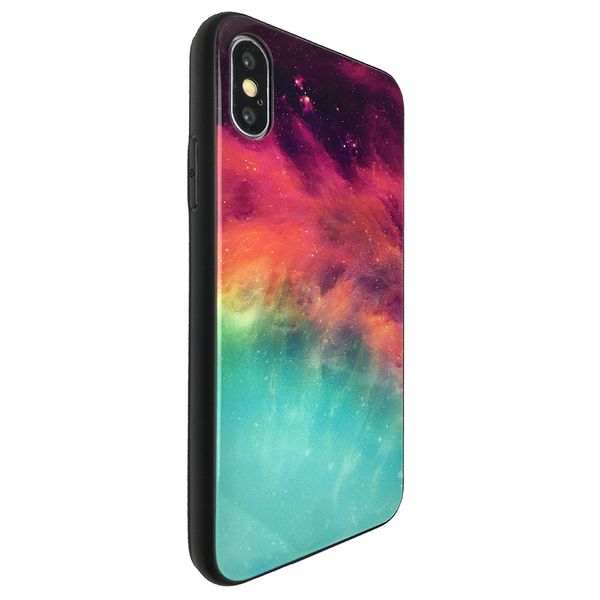 Чехол-накладка DK Glass Case Cosmos для Apple iPhone X / XS (01) 07924-748 фото