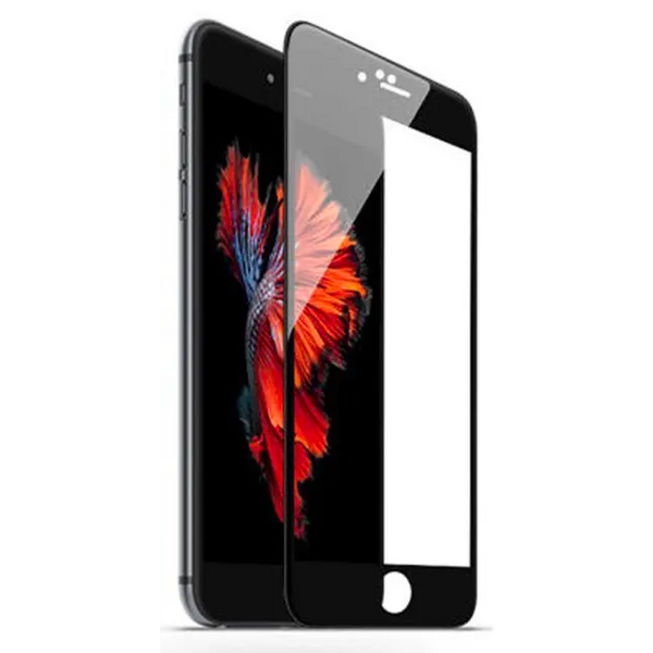 Захисне скло 3D купол для Apple iPhone 6 / 6S Plus (black) 05973-722 фото