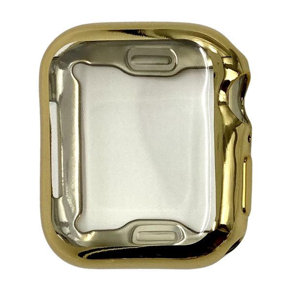 Чохол-накладка DK Silicone Color Face Case для Apple Watch 44mm (gold) 08980-723 фото