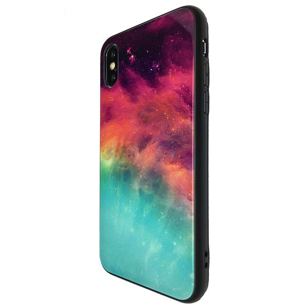 Чохол-накладка DK Glass Case Cosmos для Apple iPhone X / XS (01) 07924-748 фото