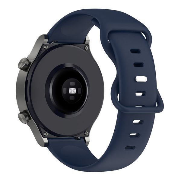 Ремінець CDK для Xiaomi Imilab KW66 | "L" 22mm Silicone Sport Band Double Loop (023334) (dark blue) 023523-132 фото