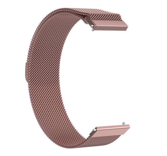 Ремінець CDK для Huawei Watch GT 3 Pro 43mm | 20mm Metal Milanese Loop Magnetic (09649) (pink rose) 019828-328 фото
