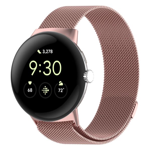 Ремешок CDK Metal Milanese Loop Magnetic для Google Pixel Watch 3 41mm (015666) (pink rose) 018078-328 фото