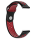 Ремешок DK 20mm Silicone Sport Band Nike для Смарт-Часов Huawei, Samsung, Xiaomi (011906) (black / red) 011906-963 фото 2