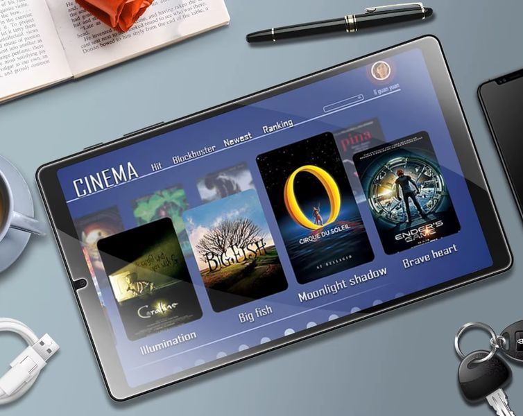 Защитное стекло 3шт CDK для Samsung Galaxy Tab A9 (X110 / X115) | Full Glue (018641) (clear) 020229-063 фото